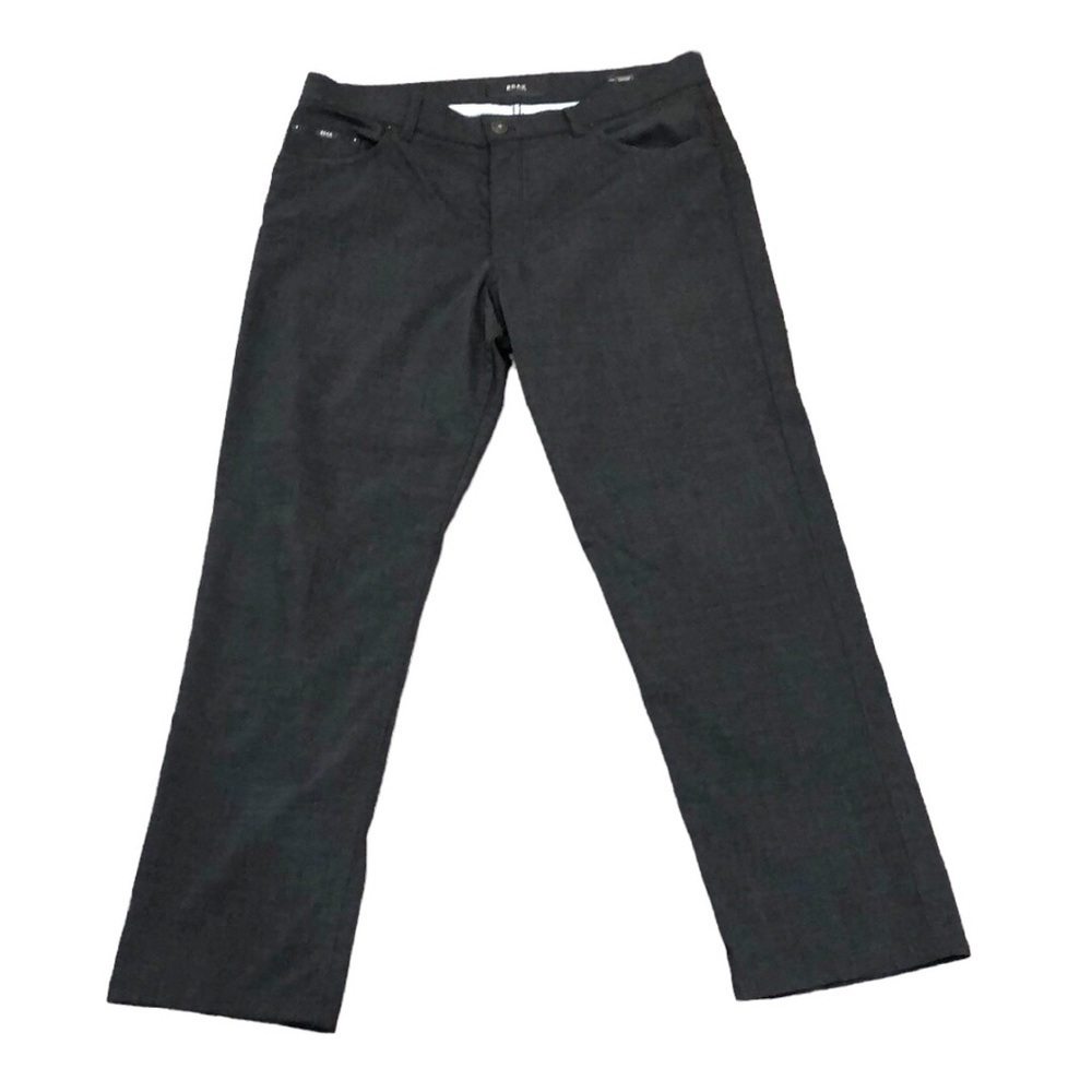 BRAX Cooper Regular Fit Pants Size 36x30 36” Dark Grey